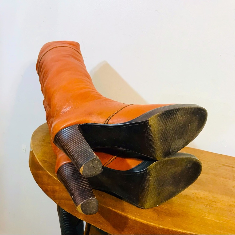 COPY - 70s vintage cowboy style leather boots - Picture 9 of 11